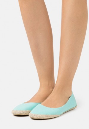Dámské Baleríny Anna Field Espadrilles Mátově Zelená | HSJT-64095