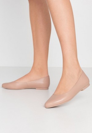 Dámské Baleríny Anna Field Læder Ballet Pumps Béžový | NPTX-67910