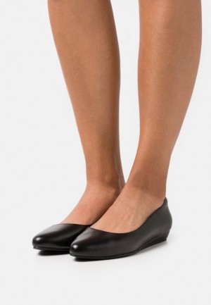 Dámské Baleríny Anna Field Læder Ballet Pumps Černé | LCZK-12380