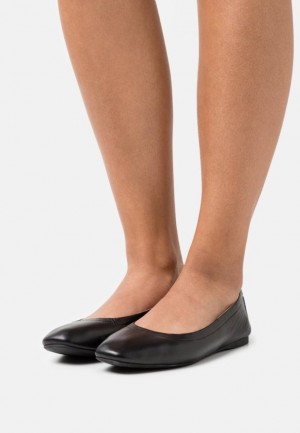 Dámské Baleríny Anna Field Læder Pohodlí Ballet Pumps Černé | ZNKP-17025