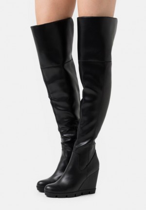 Dámské Boty Anna Field High Podpatku Boots Černé | OMZS-75086