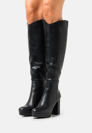 Dámské Boty Anna Field High Podpatku Boots Černé | NIXF-14036