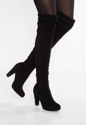 Dámské Boty Anna Field High Podpatku Boots Černé | ZSOX-67810