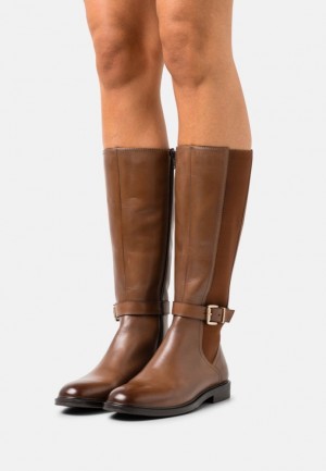 Dámské Boty Anna Field Læder Boots Hnědé | PBWT-57068
