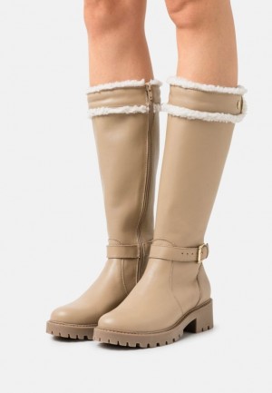 Dámské Boty Anna Field Læder Boots Šedé Hnědé | SWRZ-90715