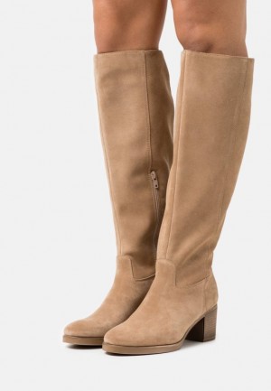 Dámské Boty Anna Field Læder Boots Šedé Hnědé | QGMN-89365