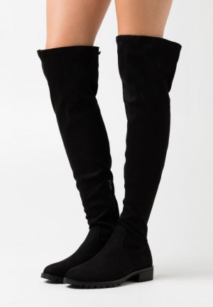 Dámské Boty Anna Field Over The Knee Boots Černé | OCZS-49130