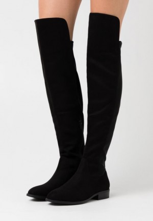 Dámské Boty Anna Field Over The Knee Boots Černé | MWSY-02687