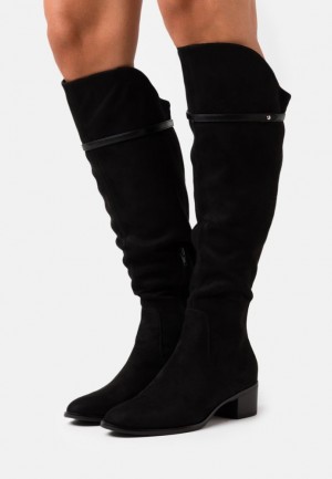 Dámské Boty Anna Field Over The Knee Boots Černé | JKYO-20159