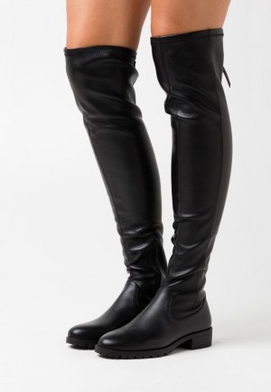 Dámské Boty Anna Field Over The Knee Boots Černé | YFBG-31025