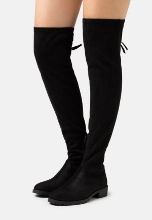Dámské Boty Anna Field Over The Knee Boots Černé | DJFI-34905