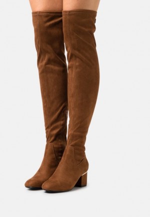 Dámské Boty Anna Field Over The Knee Boots Hnědé | TRSG-21783