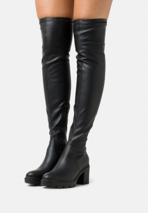 Dámské Boty Anna Field Over The Knee Boots Černé | SWYH-59784