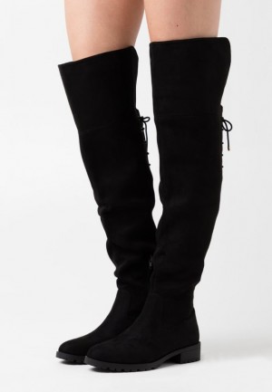 Dámské Boty Anna Field Over The Knee Boots Černé | QASW-01645