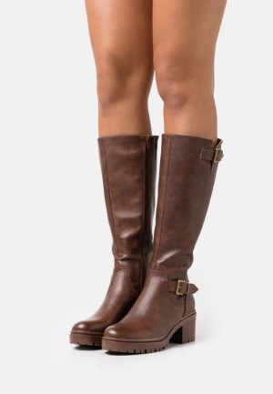 Dámské Boty Anna Field Platformy Boots Hnědé | DLKM-16783