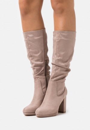 Dámské Boty Anna Field Platformy Boots Šedé Hnědé | YEPL-72648