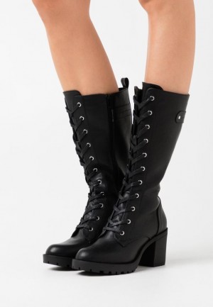 Dámské Boty Anna Field Platformy Boots Černé | HSNJ-09173