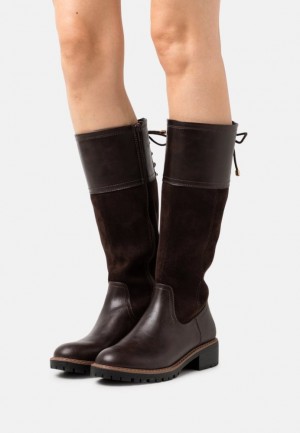 Dámské Boty Anna Field Pohodlí Boots Tmavě Hnědé | IBPJ-84035