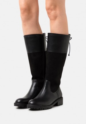 Dámské Boty Anna Field Pohodlí Krajkové Up Boots Černé | WVXJ-45862