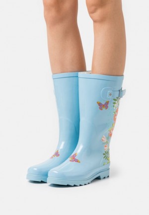 Dámské Boty Anna Field Wellies Světle Blankyt | CRIV-62810