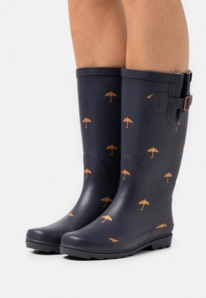 Dámské Boty Anna Field Wellies Tmavě Blankyt | APMF-72460