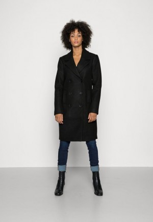 Dámské Kabát Anna Field Classic Coat Černé | SQGE-64153