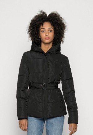 Dámské Kabát Anna Field Zimní Jacket Černé | TPVH-32874
