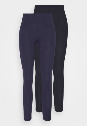 Dámské Kalhoty Anna Field 2 Pack Leggings Trousers Černé | NYMG-01862