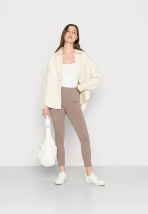 Dámské Kalhoty Anna Field 2 Pack Leggings Trousers Černé | EFWX-18946