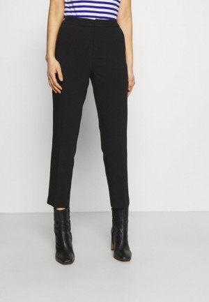 Dámské Kalhoty Anna Field Basic Business Pant Slim Leg Trousers Černé | GQUA-79485