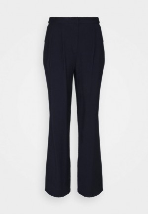 Dámské Kalhoty Anna Field Business Pants Trousers Tmavě Blankyt | IDJC-96725