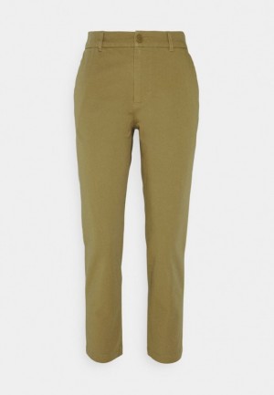 Dámské Kalhoty Anna Field Chinos Hnědé | FTPE-50416