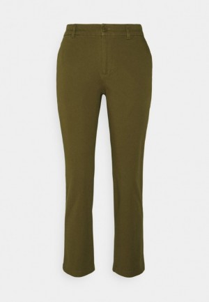 Dámské Kalhoty Anna Field Chinos Hnědožlutý | QDTR-72630