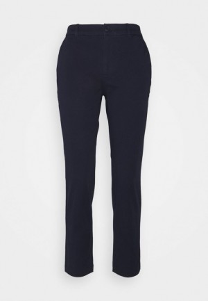 Dámské Kalhoty Anna Field Chinos Tmavě Blankyt | KRTD-58921