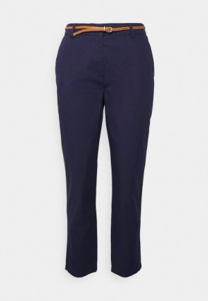 Dámské Kalhoty Anna Field Chinos Tmavě Blankyt | YKVO-75482