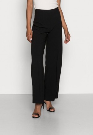 Dámské Kalhoty Anna Field Clean Široké Leg Pants Trousers Černé | VLMK-90742
