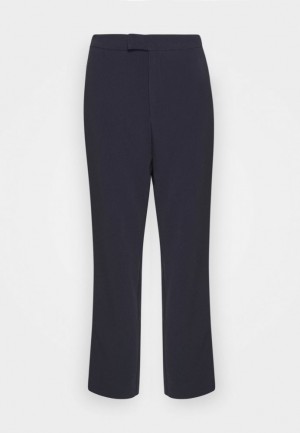 Dámské Kalhoty Anna Field High Pasem Trousers Trousers Tmavě Blankyt | MPOL-03159