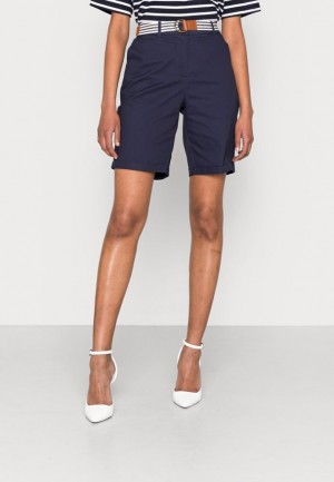 Dámské Kalhoty Anna Field Shorts Tmavě Blankyt | JVPF-46972