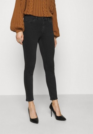 Dámské Kalhoty Anna Field Slim Fit Jeans Černé | LEJT-02718