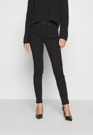 Dámské Kalhoty Anna Field Slim Fit Jeans Černé Blankyt | ASZW-43261