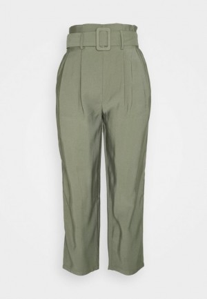 Dámské Kalhoty Anna Field Smart Pant With Belt Trousers Hnědožlutý | BLSU-42893