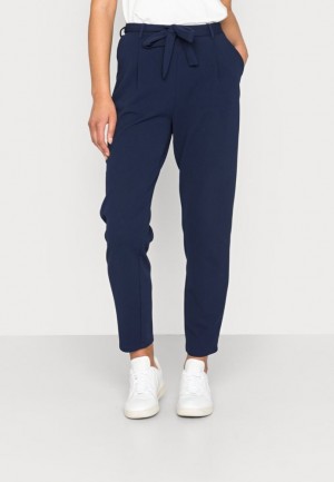 Dámské Kalhoty Anna Field Trousers Tmavě Blankyt | JYPQ-13406