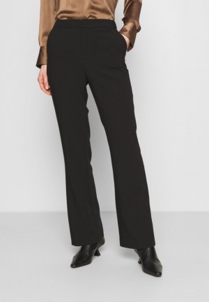 Dámské Kalhoty Anna Field Trousers Černé | PGIH-78956