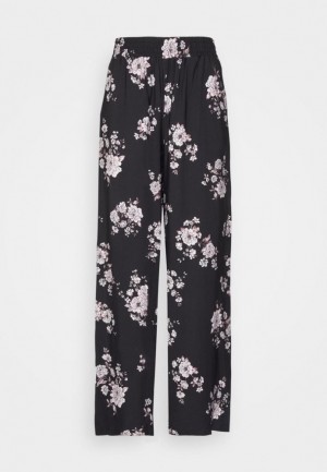 Dámské Kalhoty Anna Field Trousers Černé | PVHM-09183