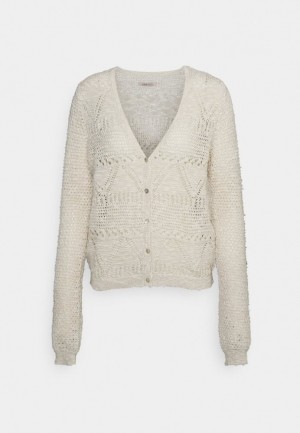 Dámské Kardigan Anna Field Cardigan Bílé | CYPS-28041