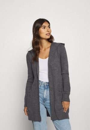 Dámské Kardigan Anna Field Cardigan Tmavě Šedé | SHDE-14059
