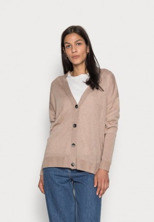 Dámské Kardigan Anna Field Silk Blend Cardigan Cardigan Hnědé | GBZE-47135