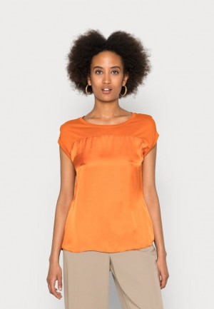 Dámské Košile Anna Field Basic T Shirt Oranžové | SRVY-16047