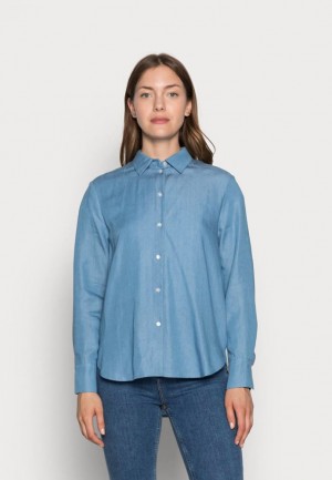 Dámské Košile Anna Field Button Down Blouse Blankyt | OYGJ-31285