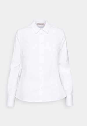Dámské Košile Anna Field Button Down Blouse Bílé | JBMK-17568